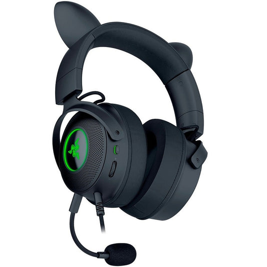 Razer Kraken Kitty V2 Pro Wired RGB Headset with Interchangeable Ears – Black (RZ04-04510100-R3M1) image 2