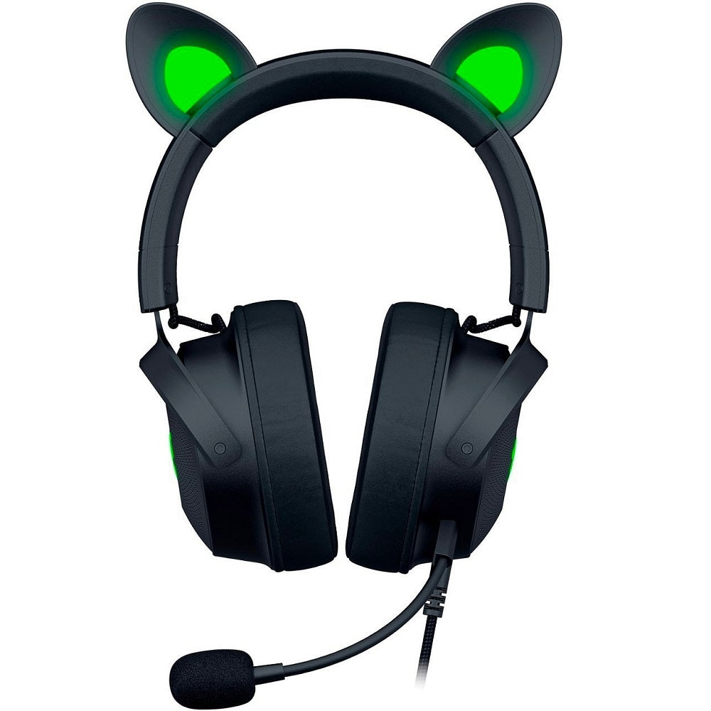 Razer Kraken Kitty V2 Pro Wired RGB Headset with Interchangeable Ears – Black (RZ04-04510100-R3M1) image 1