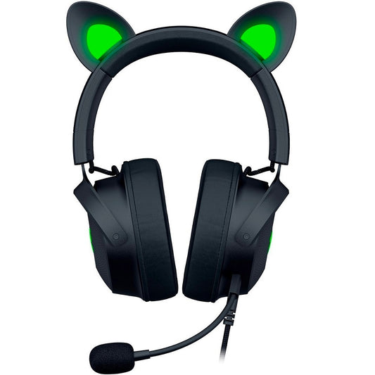 Razer Kraken Kitty V2 Pro Wired RGB Headset with Interchangeable Ears – Black (RZ04-04510100-R3M1) image 1