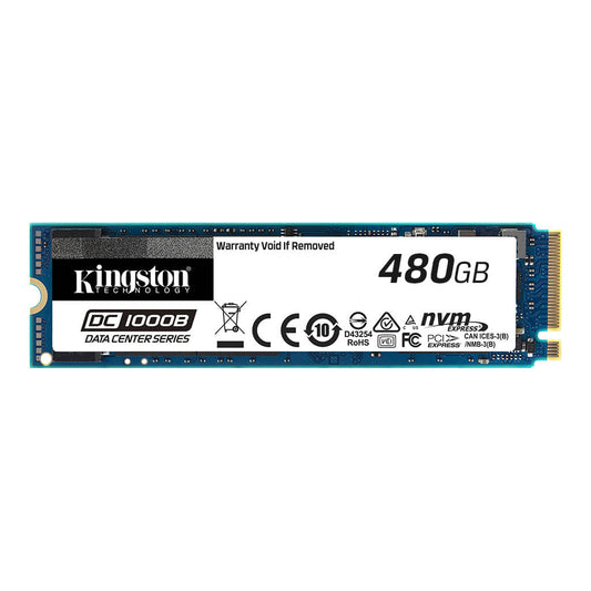 Kingston DC1000B 480GB M.2 2280 PCIe NVMe Gen3 x4 Enterprise Solid State Drive (SEDC1000BM8/480G) image 1