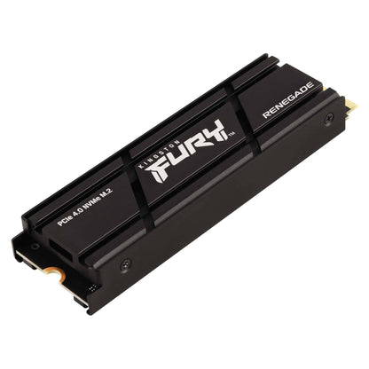 Kingston Fury Renegade SFYRSK 4TB M.2 2280 PCIe NVMe 4.0 Solid State Drive with Heatsink (SFYRDK/4000G) — front view