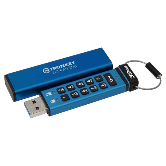 Kingston IronKey Keypad 200 Series 32GB USB Flash Drive (IKKP200/32GB) image 1
