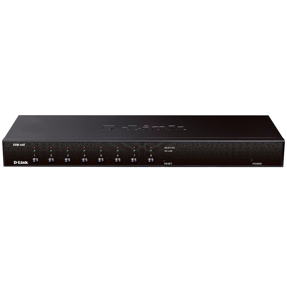 D-Link KVM-440 PS2/USB 8 Port Combo KVM Switch image 1
