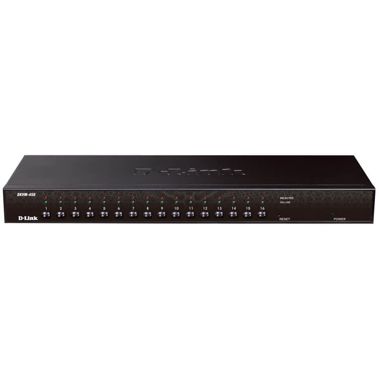 D-Link PS2/USB 16 Port Combo KVM Switch (KVM-450) image 1
