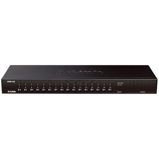 D-Link PS2/USB 16 Port Combo KVM Switch (KVM-450) image 1