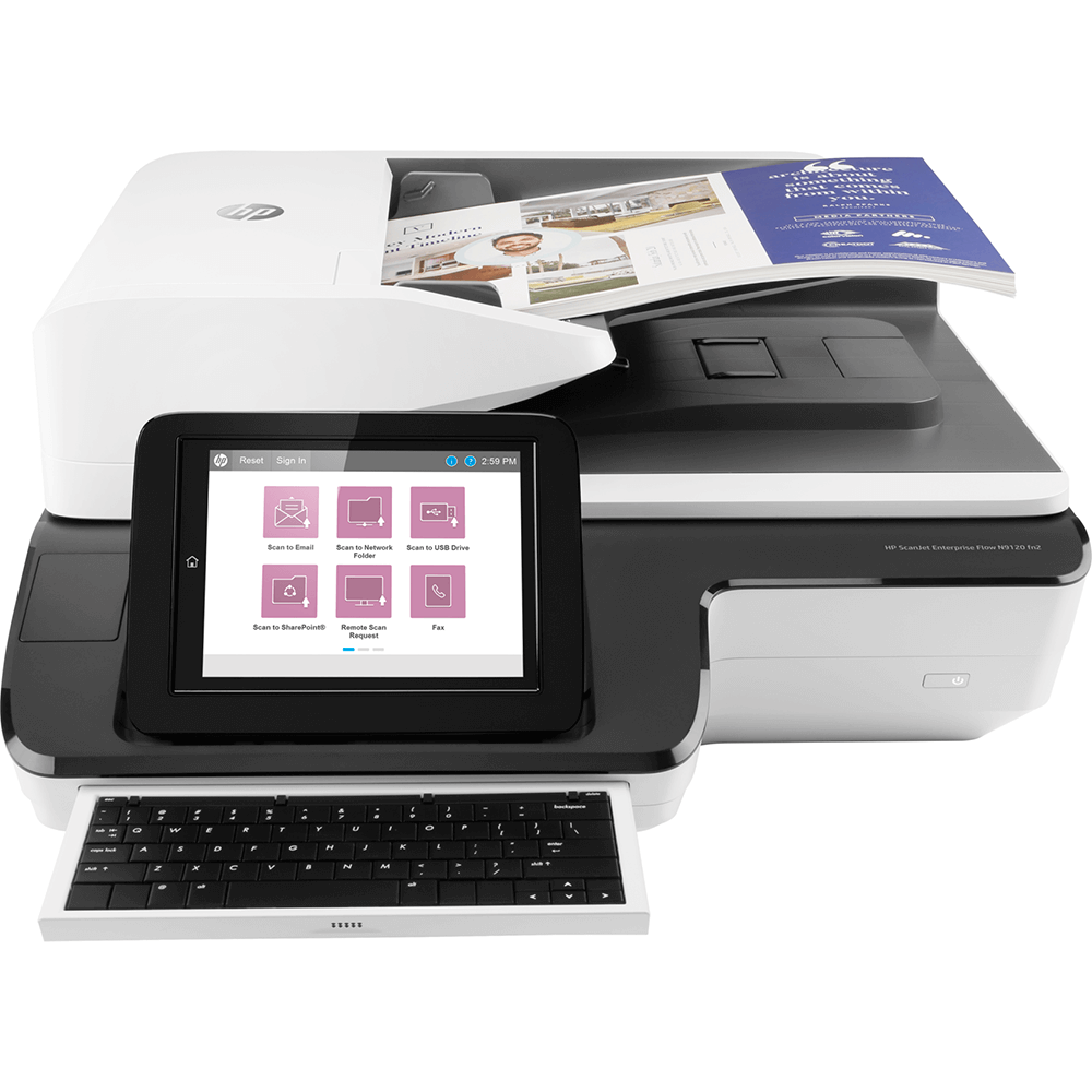 HP ScanJet Enterprise Flow N9120 fn2 Document Scanner (L2763A) image 1