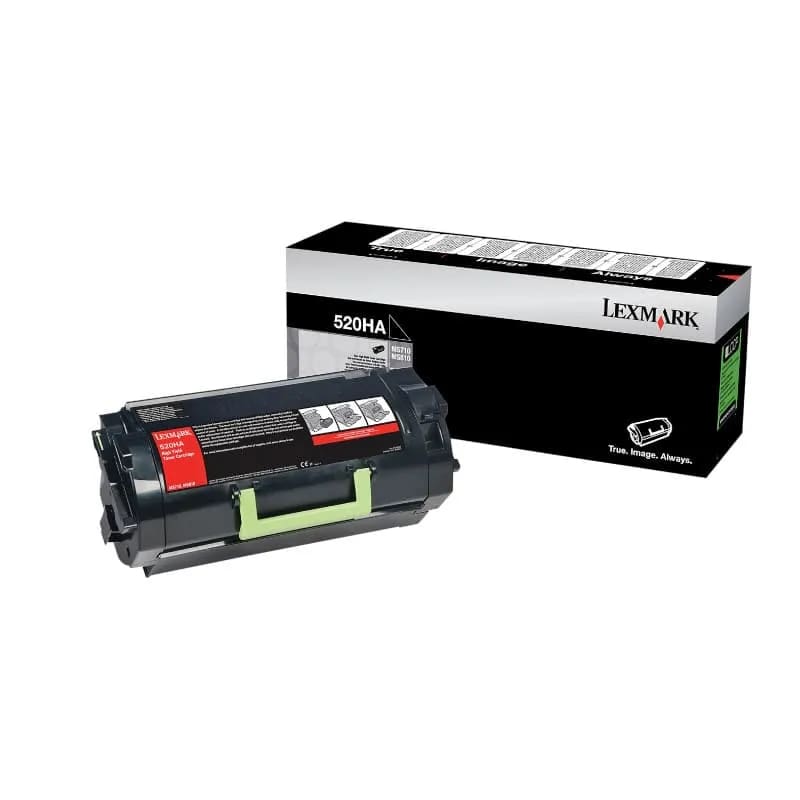 Lexmark 520HA High Yield Toner Cartridge (52D0HA0) image 1