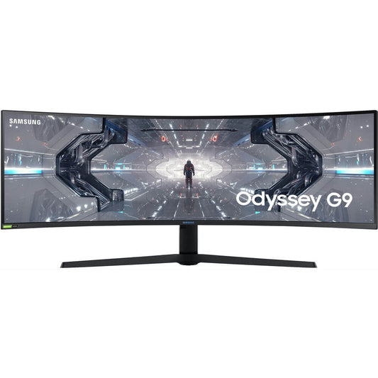 Samsung 49” Odyssey G9 QLED Dual-QHD Gaming Curved Monitor (LC49G95TSS) image 1
