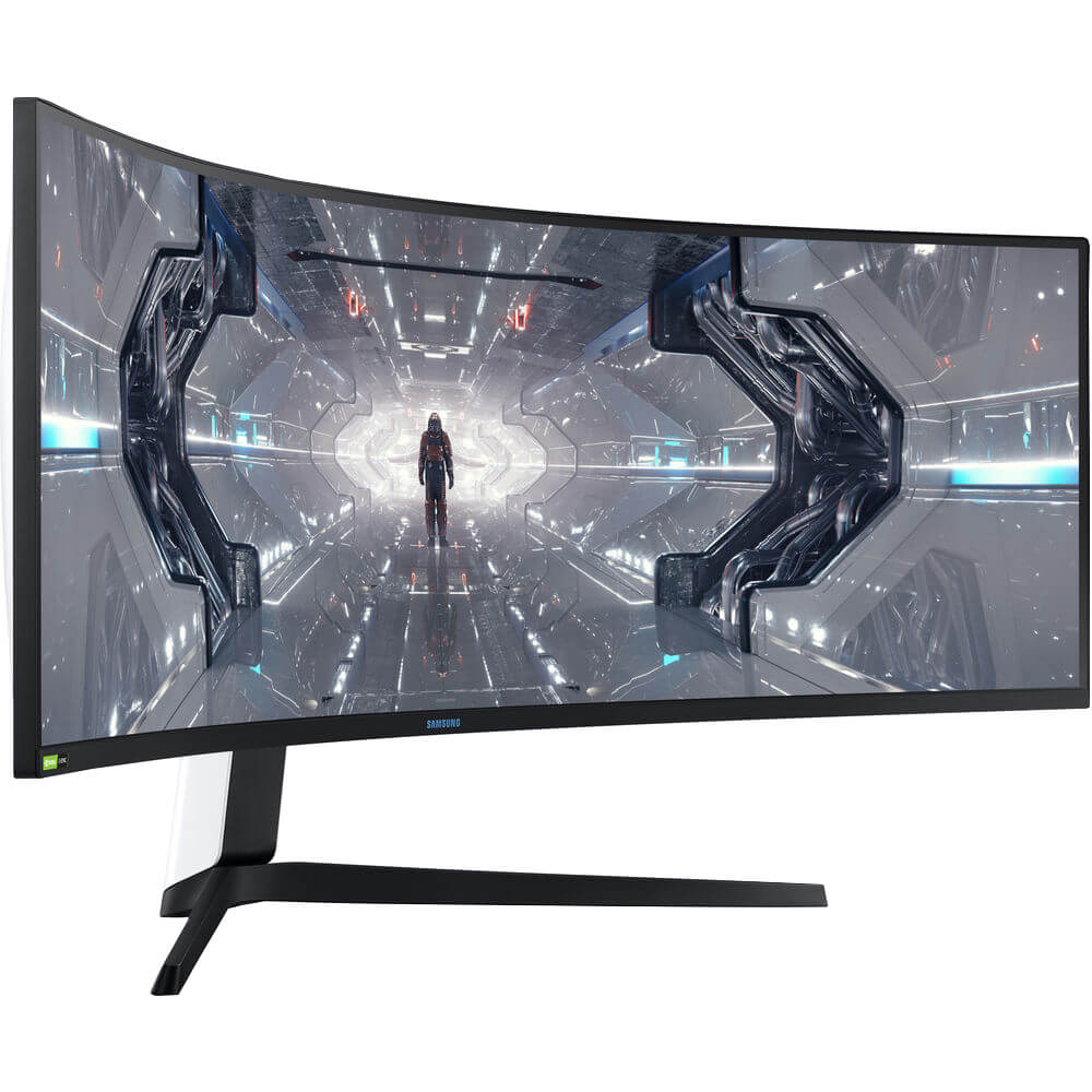 Samsung 49” Odyssey G9 QLED Dual-QHD Gaming Curved Monitor (LC49G95TSS) image 2