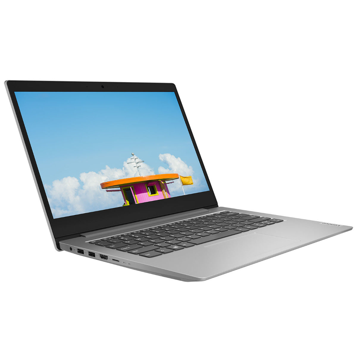 Lenovo IdeaPad 1 14IGL05 Notebook PC – Celeron N4020 / 14.0″ HD / 4GB RAM / 64GB eMMC 5.1 / Win 10 Home / Platinum Grey (81VU