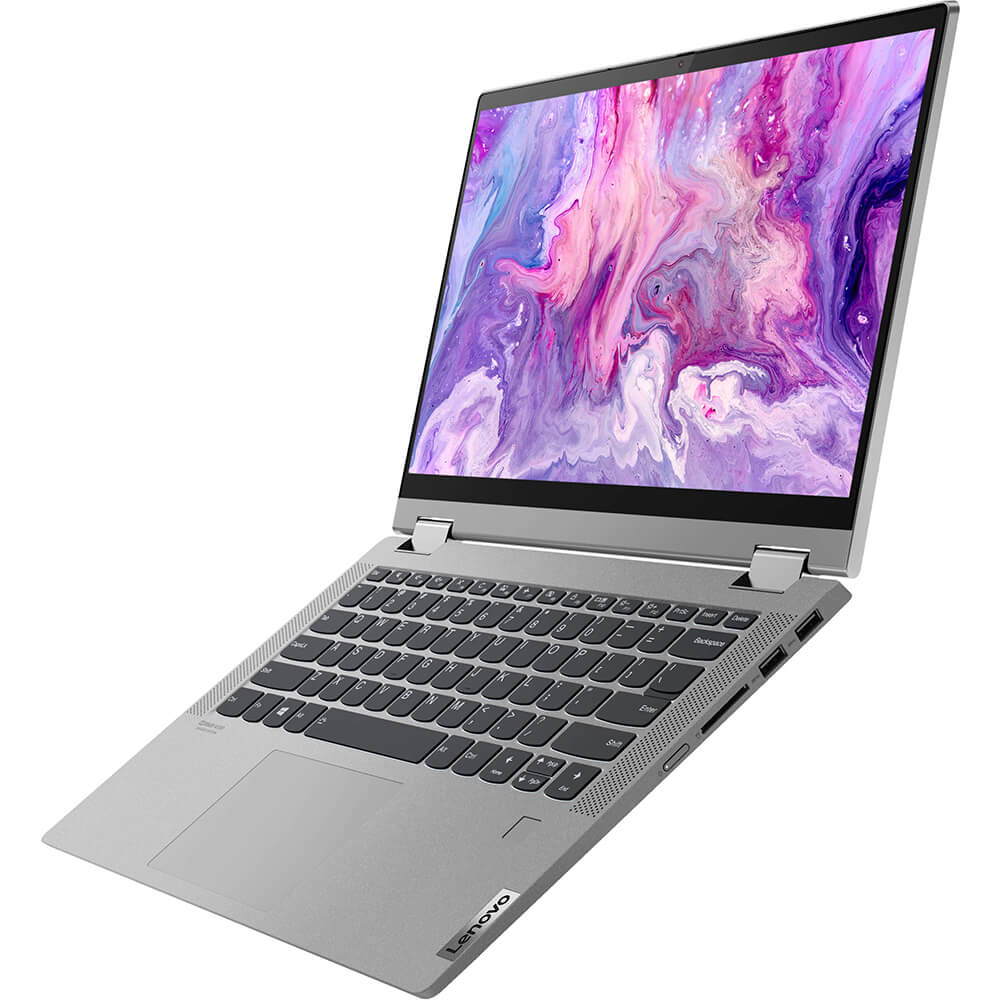 Lenovo IdeaPad Flex 5 14ALC05 Notebook PC – Ryzen 5-5500U / 14.0″ FHD Touch / 8GB RAM / 512GB SSD / Win 11 Home / Platinum Gr