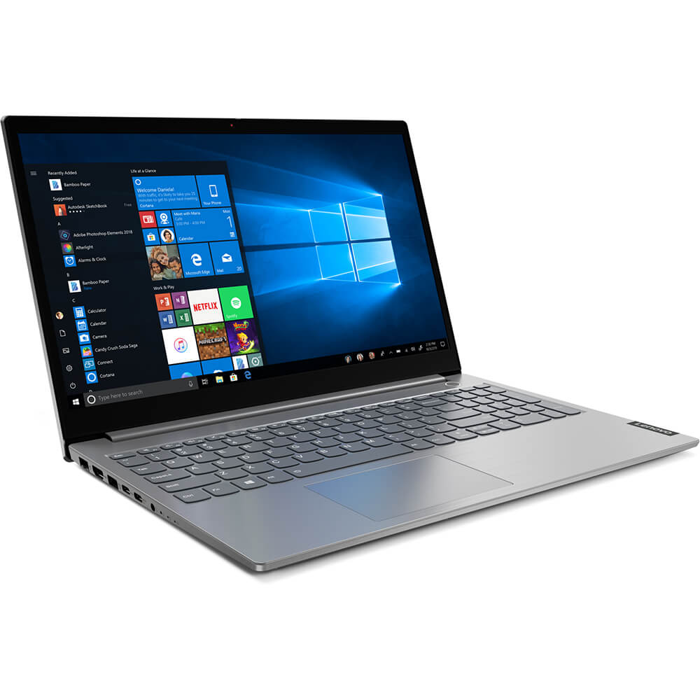 Lenovo ThinkBook 15-IML Notebook PC – Core i7-10510U / 15.6″ FHD / 8GB RAM / 1TB HDD / Radeon 620 2GB / Win 10 Pro / Mineral 