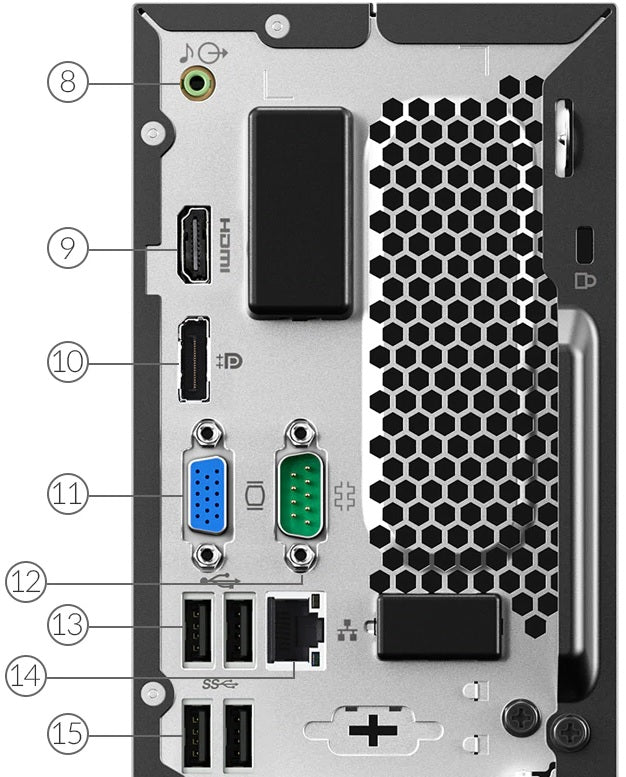 Lenovo V530s-07ICR SFF Desktop PC – Core i5-9400 / 4GB RAM / 1TB HDD / DVD-RW / Win 10 Pro (11BM000JSA) image 3