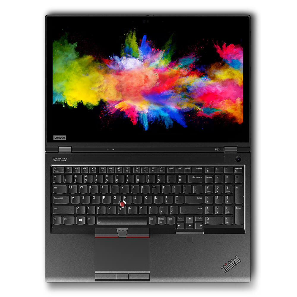 Lenovo ThinkPad P53 Mobile Workstation – Core i7-9750H / 15.6″ FHD / 16GB RAM / 1TB SSD / Quadro T2000 4GB / Win 10 Pro / Bla