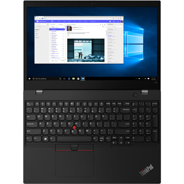 Lenovo ThinkPad L15 Gen 2 Notebook PC – Core i5-1135G7 / 15.6″ FHD / 8GB RAM / 512GB SSD / Win 10 Pro (20X300H2ZA) — front vi
