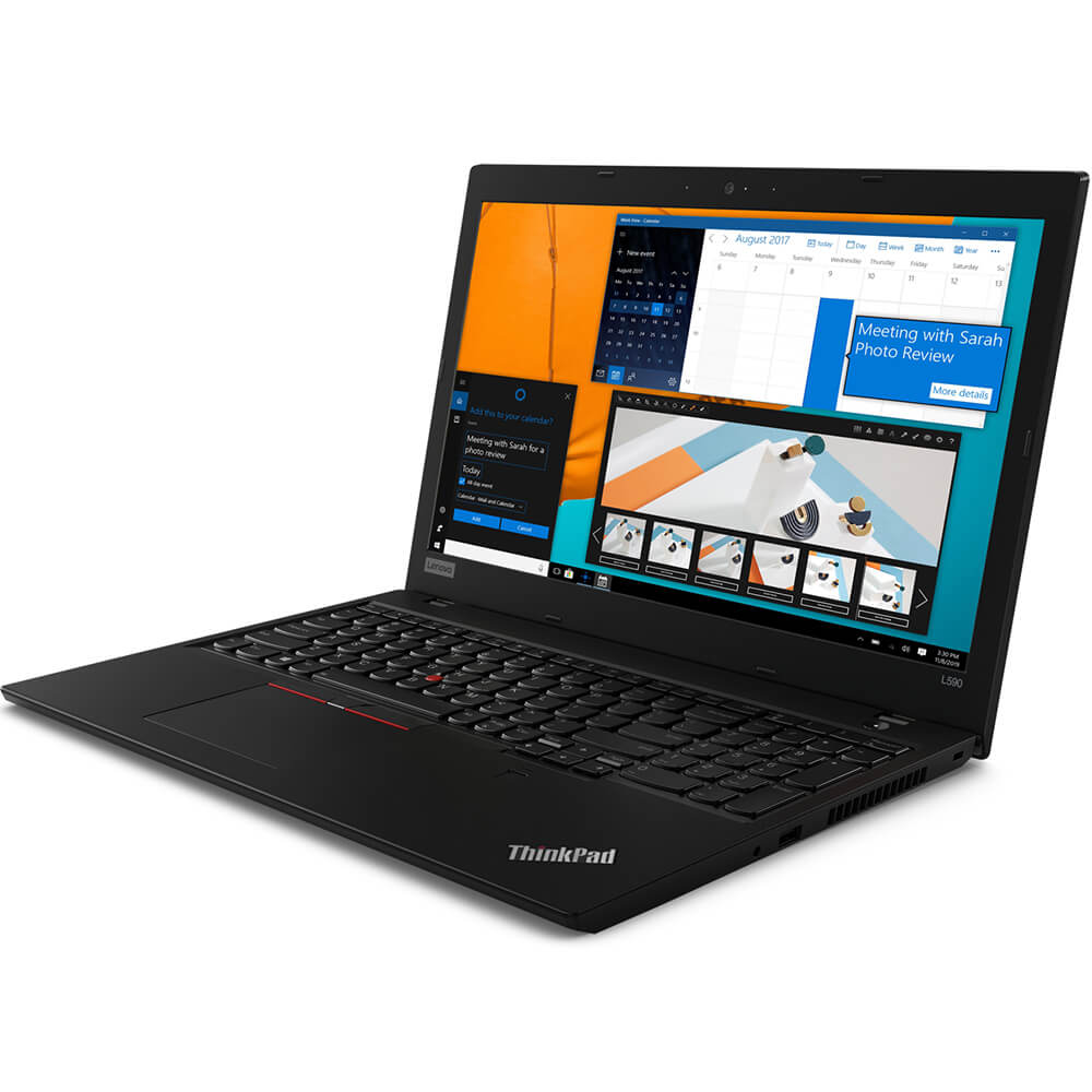 Lenovo ThinkPad L590 Notebook PC – Core i7-8565U / 15.6″ FHD / 8GB RAM / 512GB SSD / 4G LTE / Win 10 Pro / Black (20Q70003ZA)