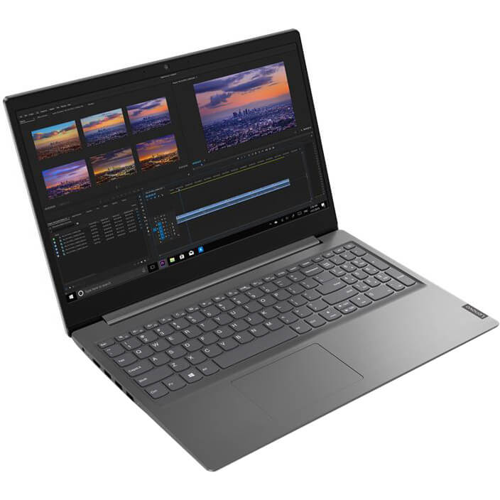 Lenovo V15-IIL Notebook PC – Core i5-1035G1 / 15.6″ FHD / 4GB RAM / 1TB HDD / Win 10 Pro (82C500DNSA) — front view