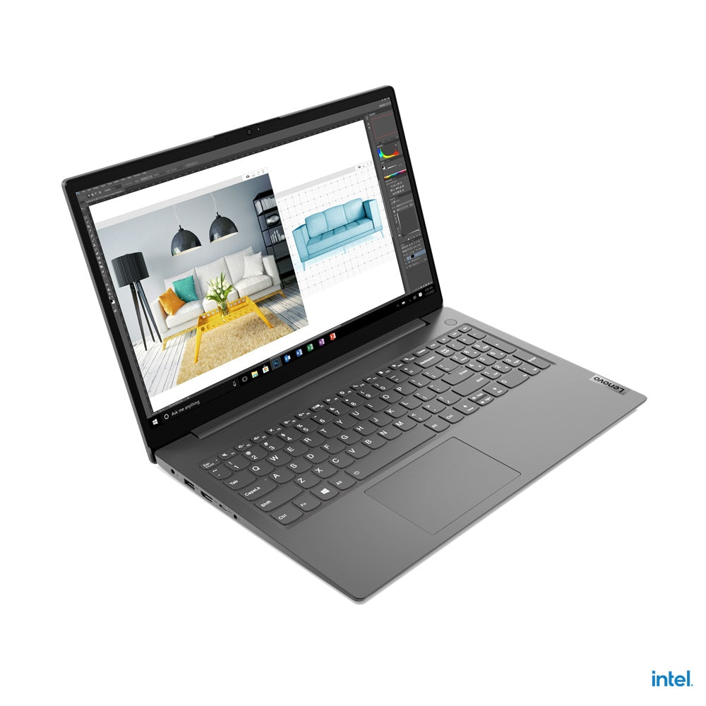 Lenovo V15 G2 ITL Notebook PC – Core i5-1135G7 / 15.6″ FHD / 8GB RAM / 256GB SSD / Win 10 Pro (82KB001XSA) — front view