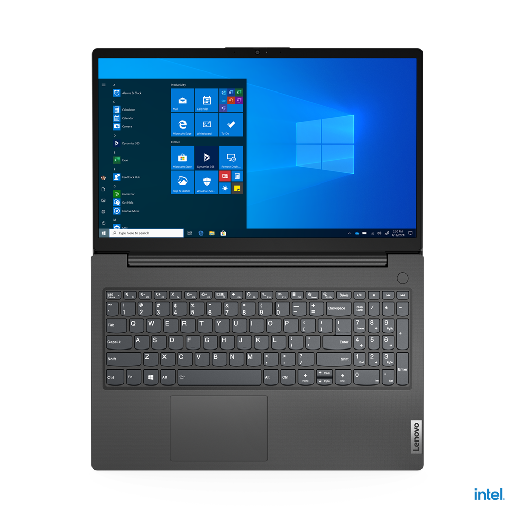 Lenovo V15 G2 ITL Notebook PC – Core i5-1135G7 / 15.6″ FHD / 8GB RAM / 512GB SSD / Win 10 Pro (82KB00FFSA) — front view