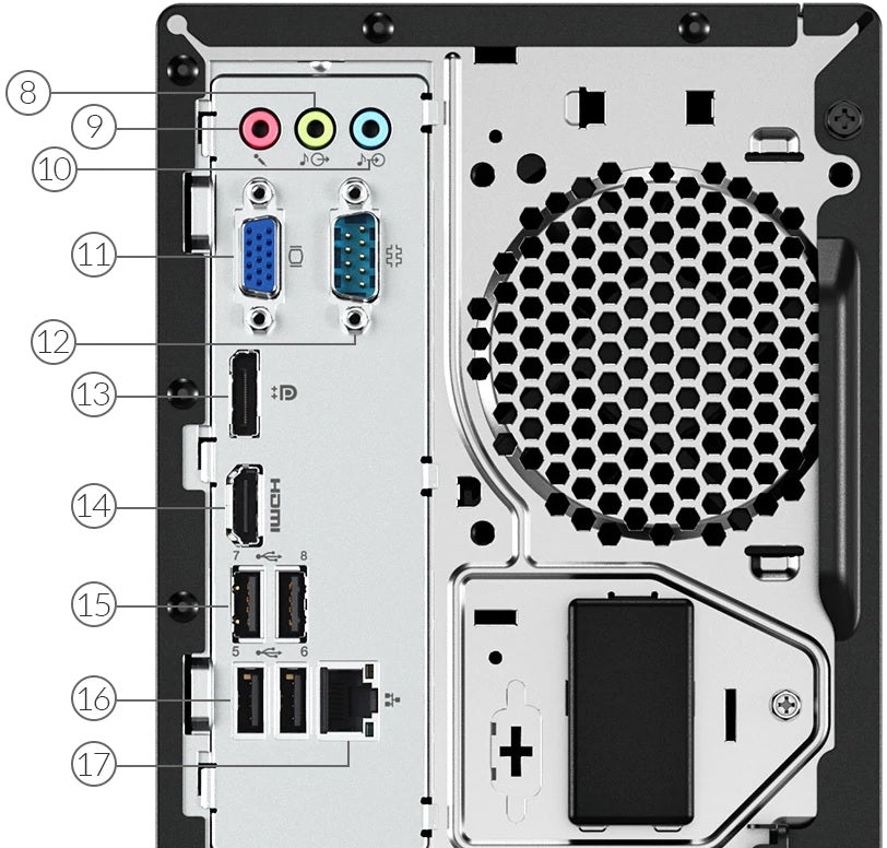 Lenovo V530-15ICB Tower Desktop PC – Core i7-8700 / 8GB RAM / 1TB HDD / DVD-RW / Win 10 Pro (10TV002SSA) image 6