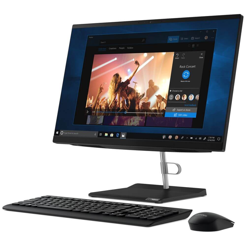Lenovo V540-24IWL All-in-One Desktop PC – Core i5-8265U / 4GB RAM / 1TB HDD / 23.8-inch FHD / Win 10 Pro (10YS002BSA) image 2
