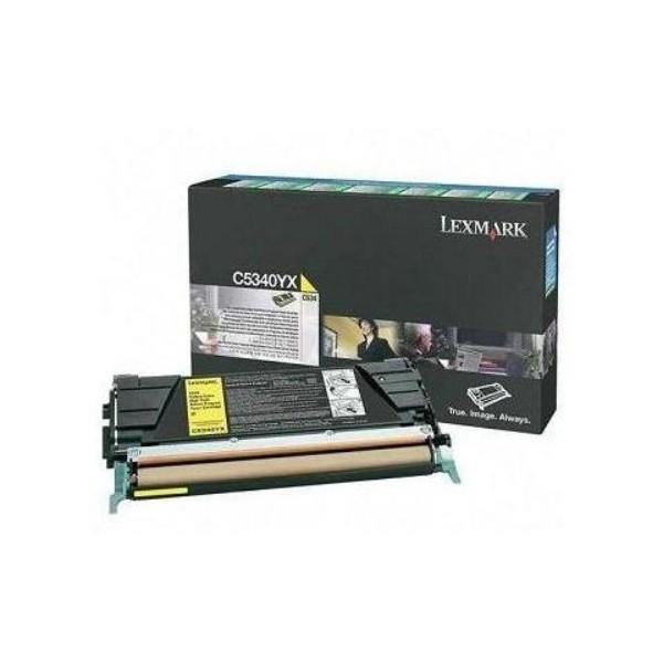 Lexmark C5340YX Extra High Yield Return Program Yellow Laser Toner Cartridge image 1