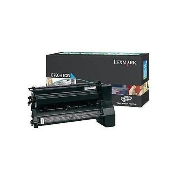Lexmark C780H1CG Return Program Cyan Laser Toner Cartridge (C780H1CG) image 1