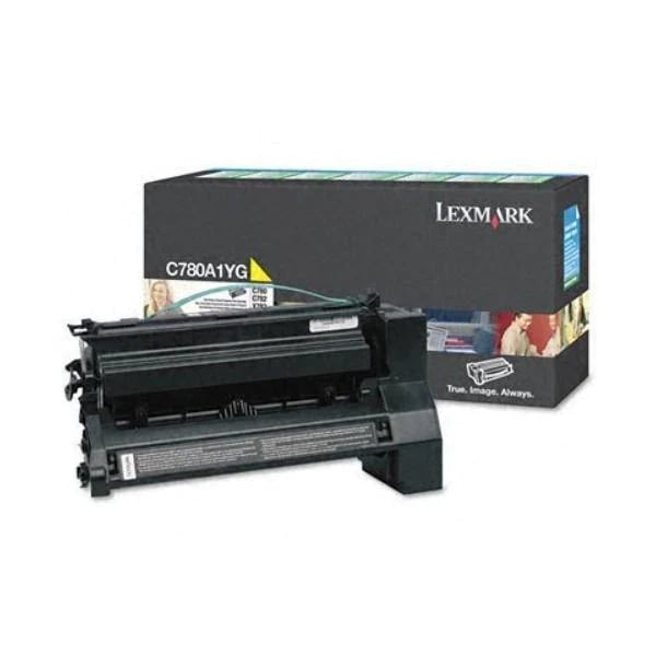 Lexmark C780A1YG Yellow Laser Toner Cartridge (C780A1YG) image 1