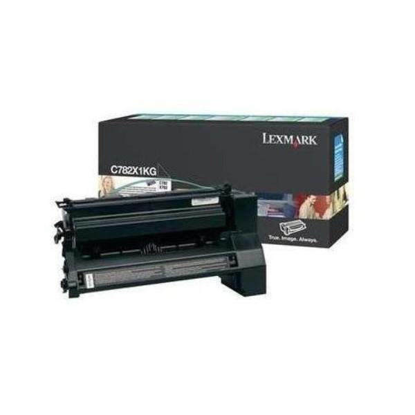 Lexmark C782X1KG Return Program Black Laser Toner Cartridge image 1