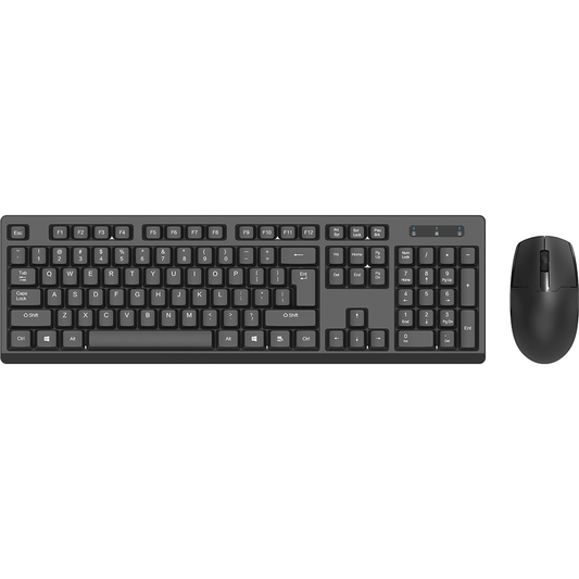 LEKKERMOTION KM210 Wireless Desktop Combo – Black (LM-KM210) image 1