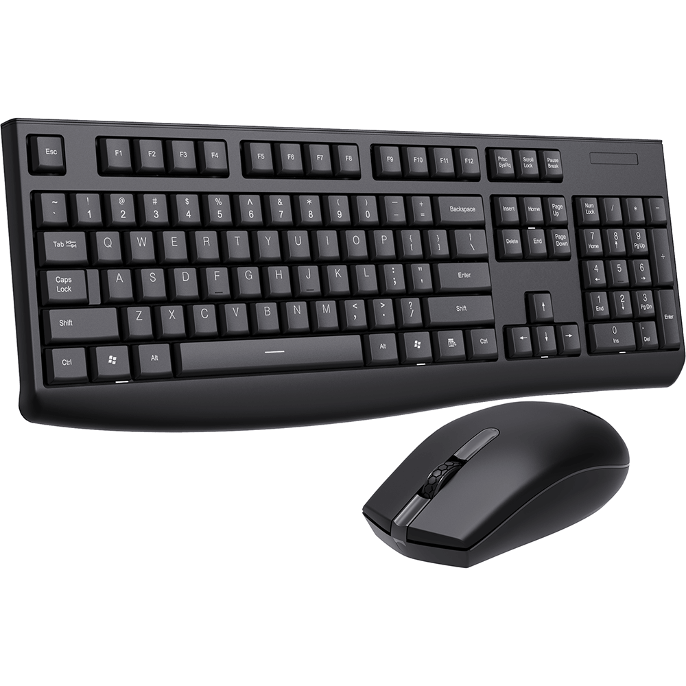 LEKKERMOTION KM220 Wireless Multimedia Desktop Combo – Black (LM-KM220) — detail view