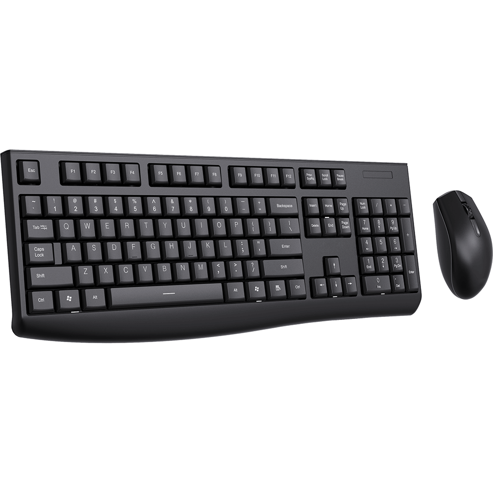 LEKKERMOTION KM220 Wireless Multimedia Desktop Combo – Black (LM-KM220) — in use