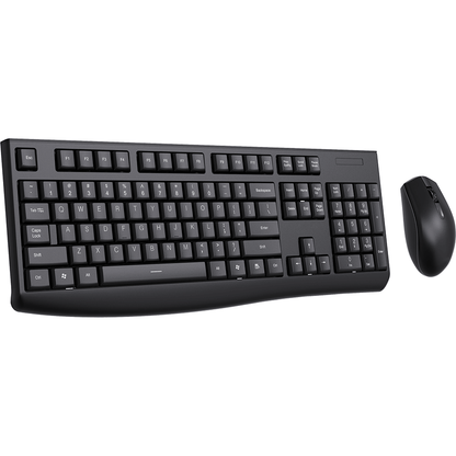 LEKKERMOTION KM220 Wireless Multimedia Desktop Combo – Black (LM-KM220) — in use