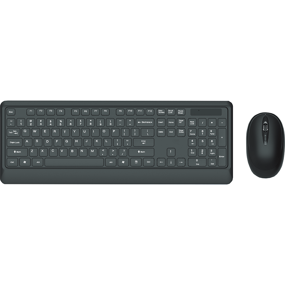 LEKKERMOTION KM250 Premium Wireless Multimedia Desktop Combo – Black (LM-KM250)