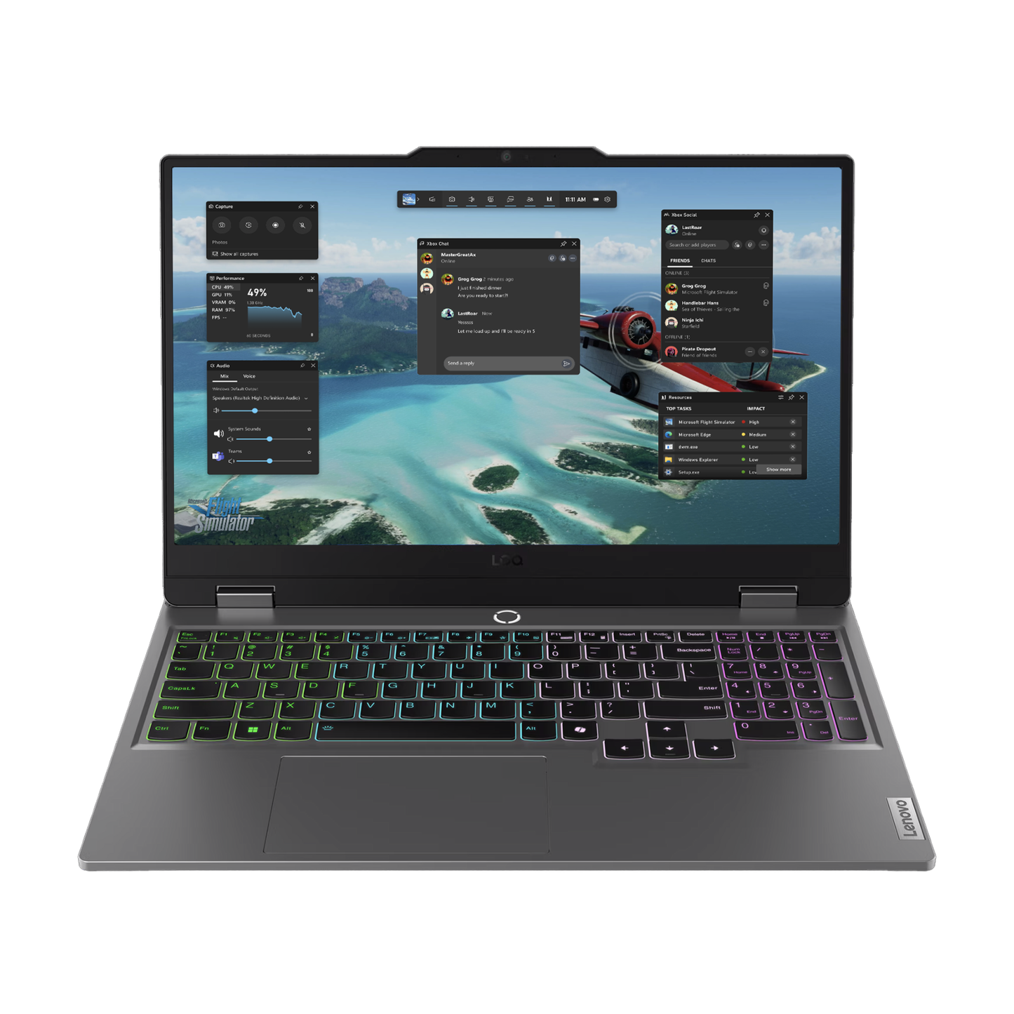 Lenovo LOQ 15 AMD Ryzen 7 7435HS 16GB RAM & 512GB RTX 4050 laptop image 1
