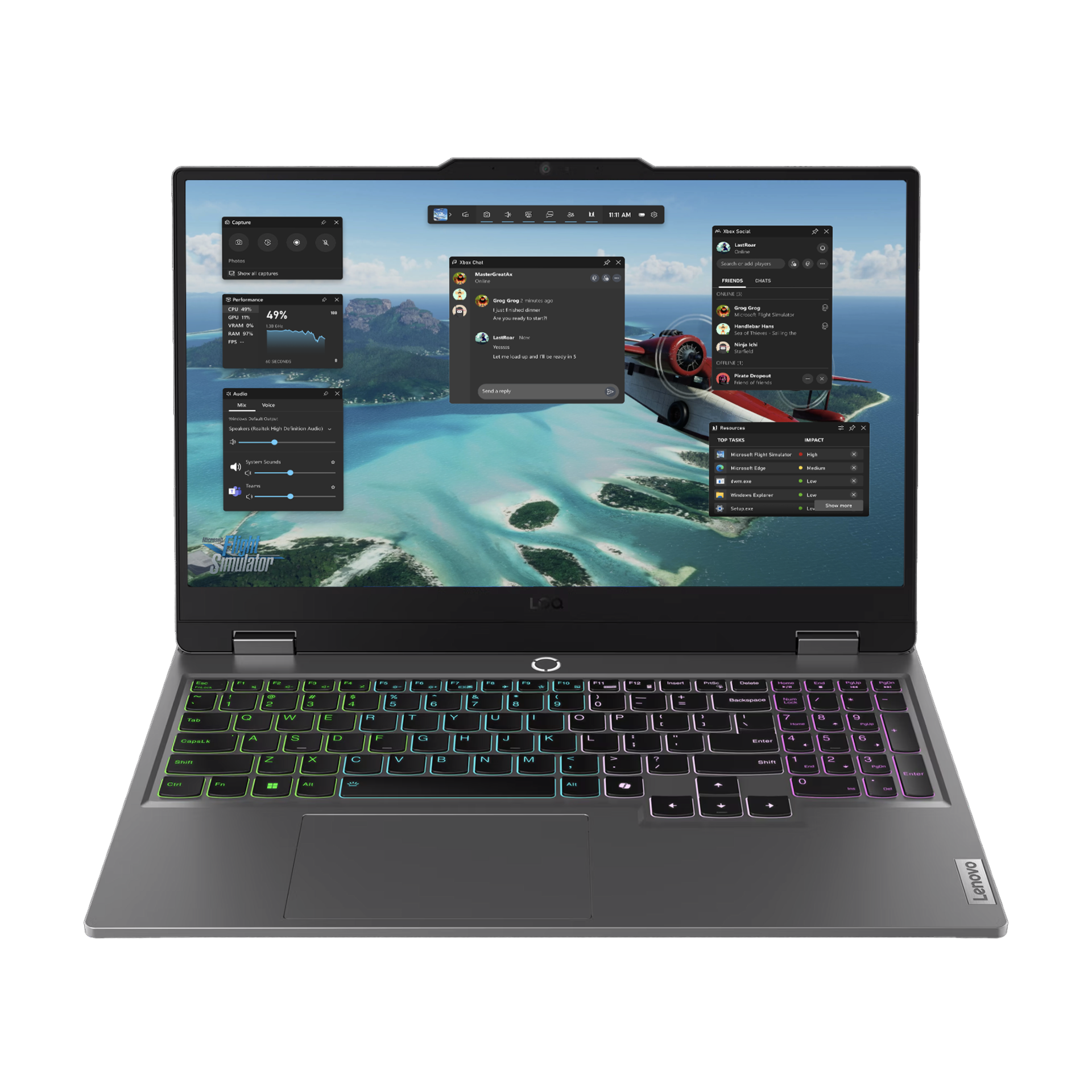 Lenovo LOQ 15 AMD Ryzen 7 7435HS 16GB RAM & 512GB RTX 4050 laptop image 1