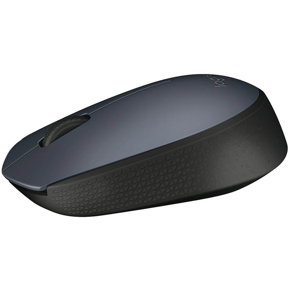 Logitech M170 Wireless Mouse – Grey (910-004642) — front view