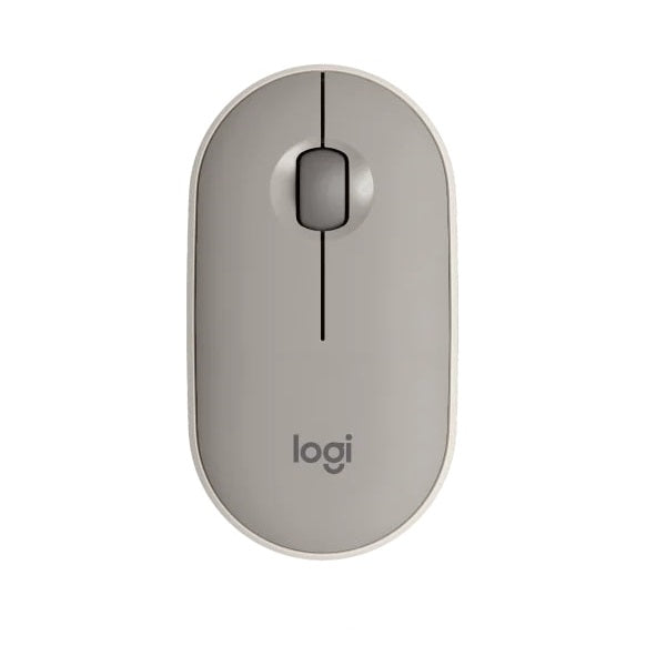 Logitech Pebble M350 Wireless Mouse – Off White (910-005716)