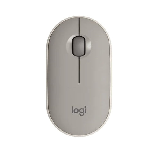 Logitech Pebble M350 Wireless Mouse – Off White (910-005716) image 1