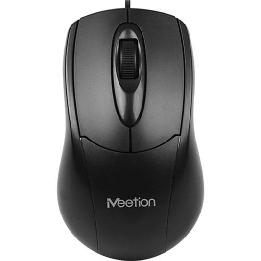 Meetion USB Wired Mouse – Black (M361) image 1