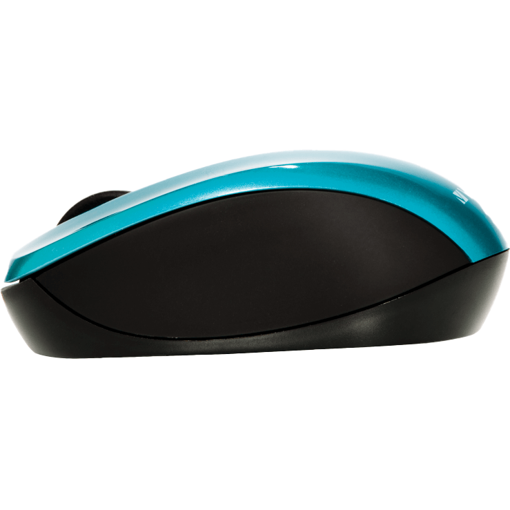 Verbatim Go Nano Wireless Mouse – Blue (M49044) — side view