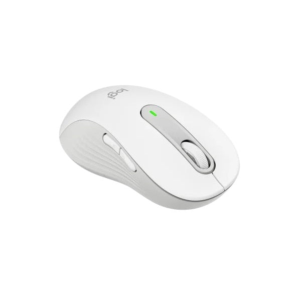 Logitech Signature M650 Wireless White Mouse (910-006255) — rear view