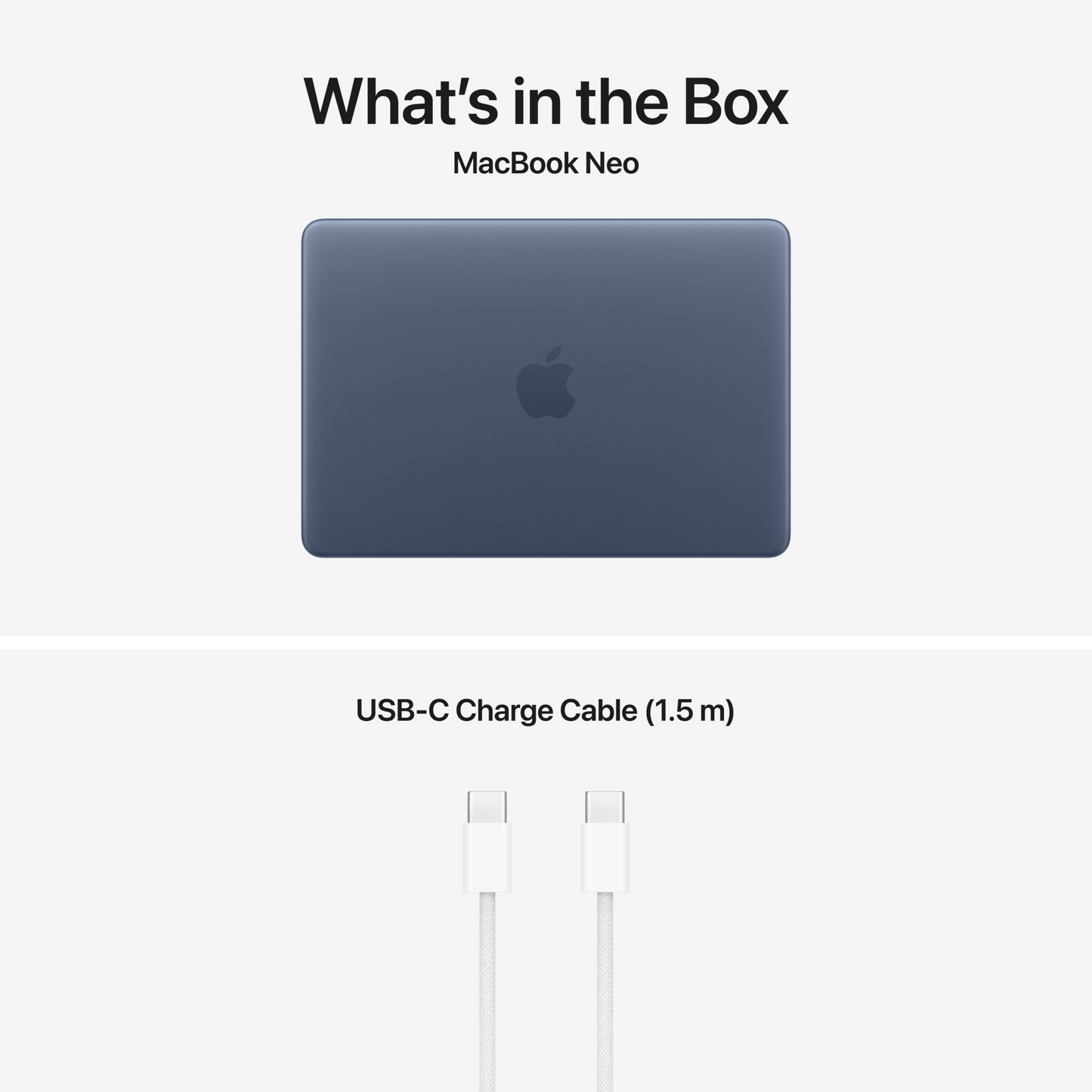 Apple MacBook Neo 13 A18 Pro 6 Core CPU 5 Core GPU 8GB 256GB SSD Indigo laptop image 3