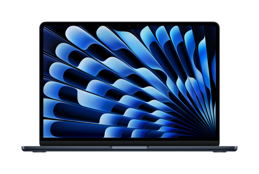 Apple MB Air 13 M4 10 Core CPU 10 Core GPU 16GB RAM 512GB SSD Midnight laptop image 1