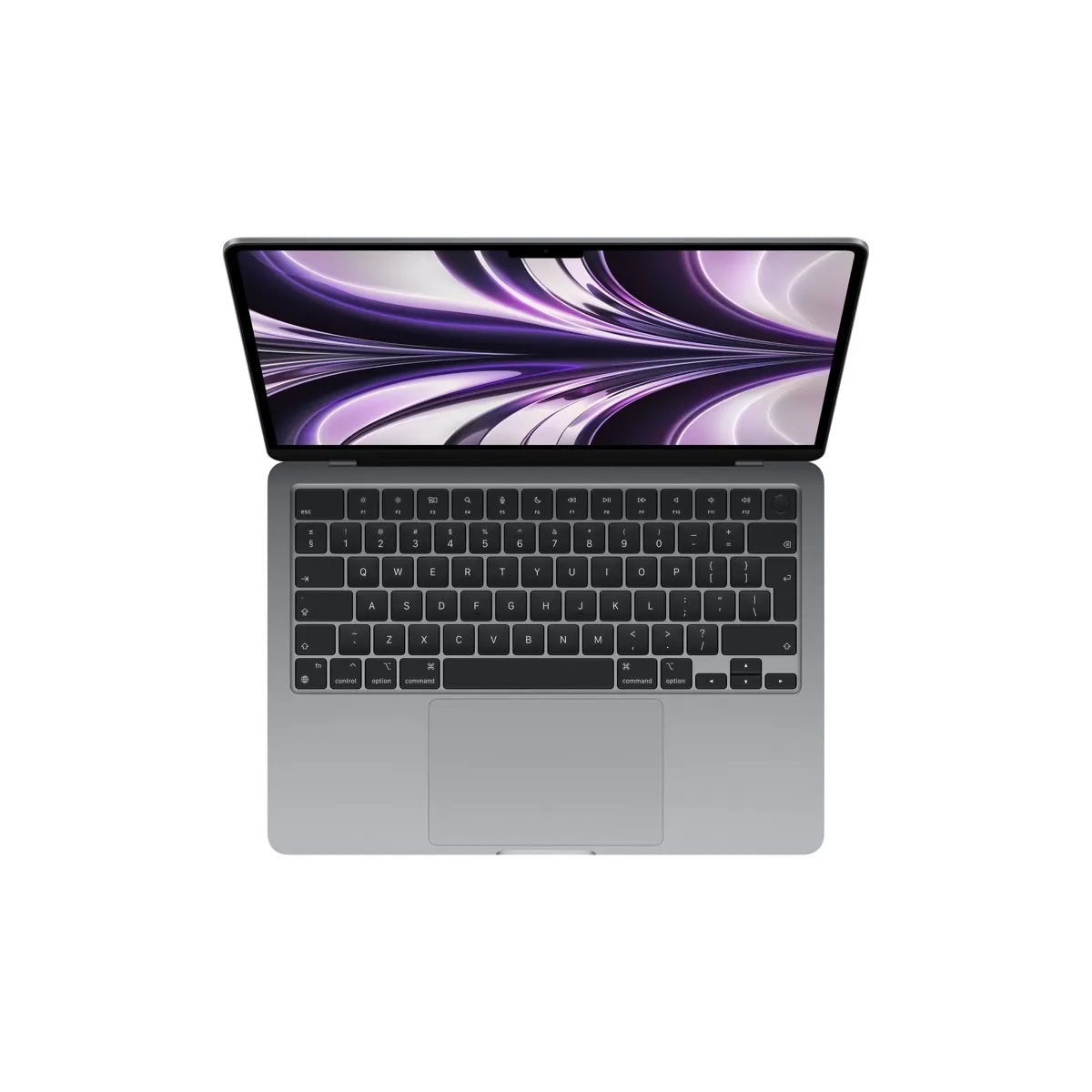 Apple MacBook Air 13″ Notebook PC – Apple M2 Chip / 13.6″ WQXGA / 8GB RAM / 256GB SSD / macOS / Space Grey (MLXW3ZE/A) — fron