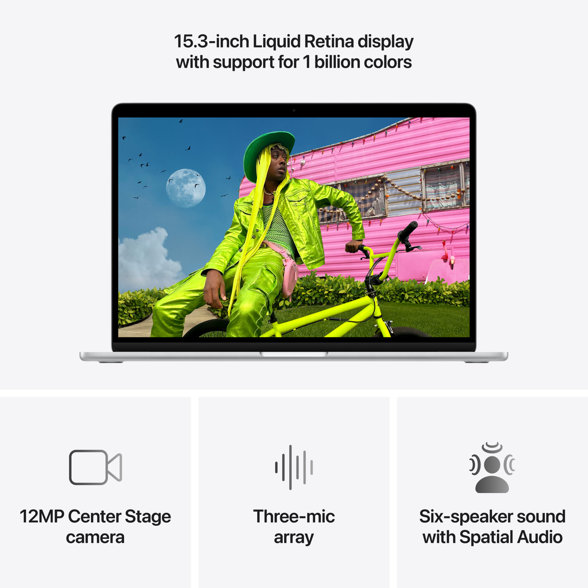 Apple MacBook Air 15 M5 10 Core CPU 10 Core GPU 16GB 512GB SSD Silver laptop image 4