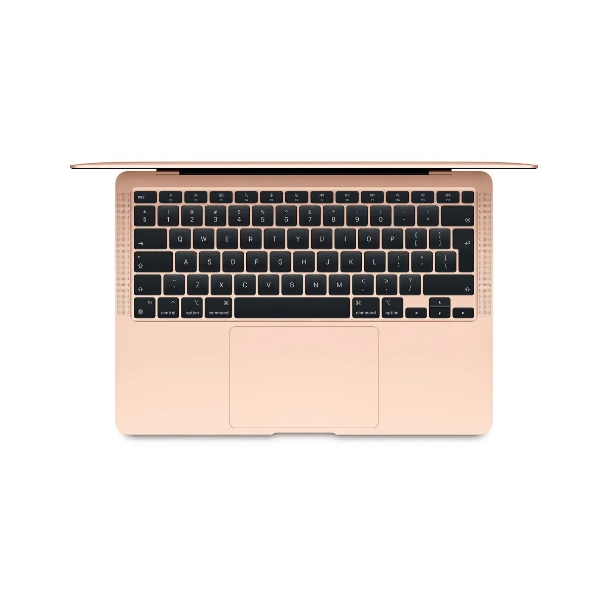 Apple MacBook Air Notebook PC – Apple M1 Chip with 8-Core / 13.3″ Retina / 8GB RAM / 512GB SSD / Gold (MGNE3ZE/A) — front vie