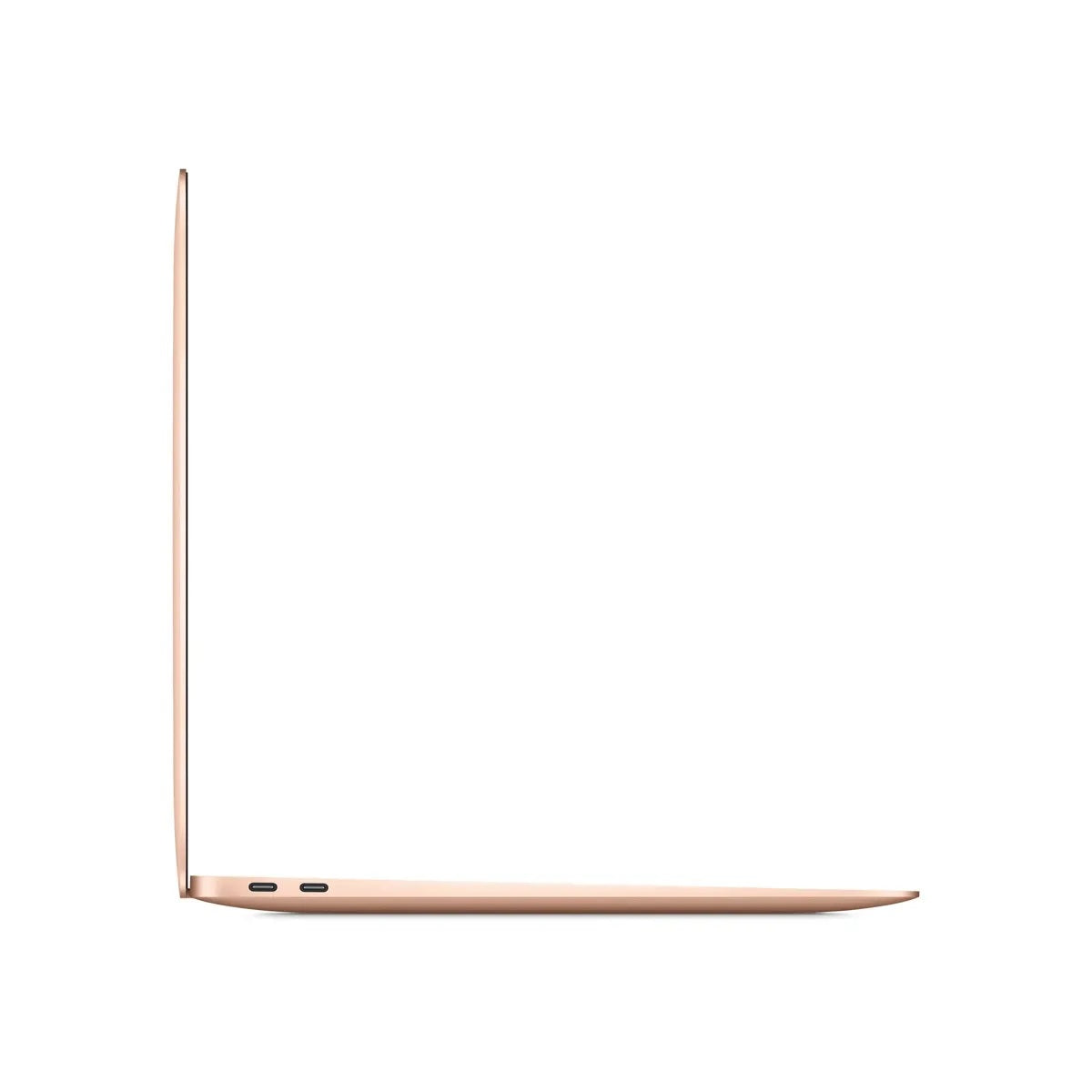 Apple MacBook Air Notebook PC – Apple M1 Chip with 8-Core / 13.3″ Retina / 8GB RAM / 512GB SSD / Gold (MGNE3ZE/A) — side view