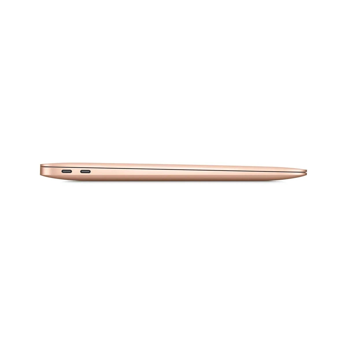 Apple MacBook Air Notebook PC – Apple M1 Chip with 8-Core / 13.3″ Retina / 8GB RAM / 512GB SSD / Gold (MGNE3ZE/A) — rear view