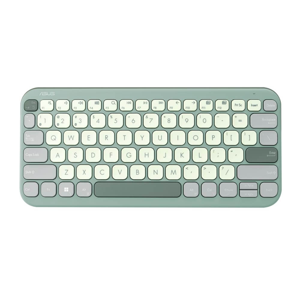 ASUS Marshmallow KW100 Green Wireless keyboard (90XB0880-BKB010) image 1
